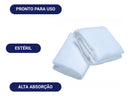Kit Com 10un De Compressa Estéril - Curativo Cirúrgico 15x60